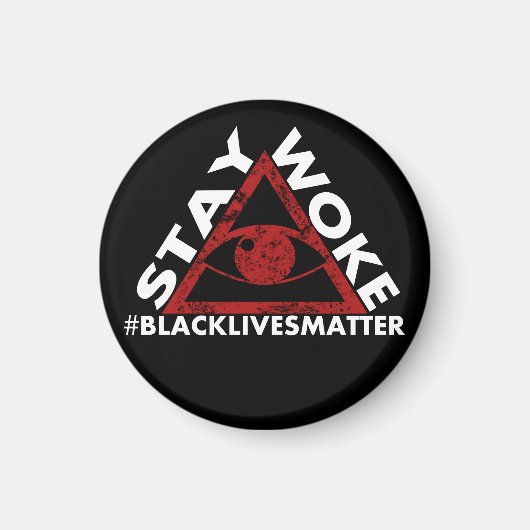 Bleibe #blacklivesmatter Protest erschüttert Magnet (Vorne)