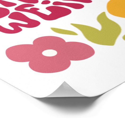 Bleibe Bläserplakat Poster (Ecke)