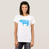 Bleibe Blue Minnesota Babe the Blue Ox T-Shirt (Vorne ganz)
