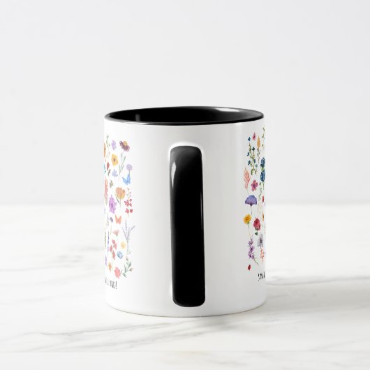 bleibe Blume Tasse (Griff)