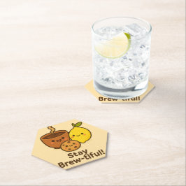 Bleibe Bräu schön - Niedlicher Kaffee, Limousine & Untersetzer