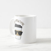 Bleibe Brewtiful Funny Coffee Pub Kaffeetasse (Vorderseite Links)