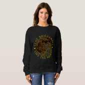Bleibe brilliant Like the Moon - Celestial Sweatshirt (Vorne ganz)