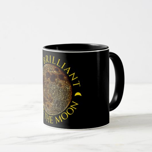 Bleibe brilliant Like the Moon - Celestial Tasse (VorderseiteRechts)