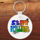 Bleibe Brilliant Schlüsselanhänger (Rückseite)