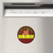 Bleibe Calm, Esst Bacon Magnet (In Situ (Geschirrspüler))