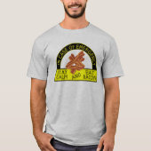 Bleibe Calm, Esst Bacon Shirt (Vorderseite)