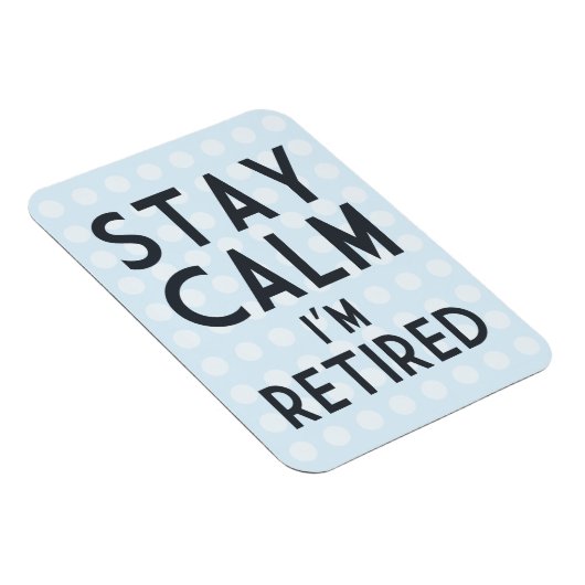 Bleibe Calm I'm Remüde Magnet (Rechte Seite)