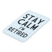 Bleibe Calm I'm Remüde Magnet (Linke Seite)