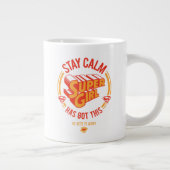 Bleibe Calm Supergirl hat dies Got Jumbo-Tasse (Rechts)