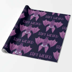 Bleibe Cartoon Bat Geschenkpapier