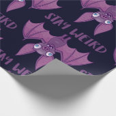 Bleibe Cartoon Bat Geschenkpapier (Ecke)