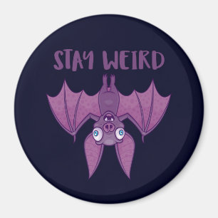 Bleibe Cartoon Bat Magnet