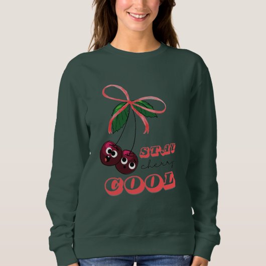 BLEIBE CHERRY COOL SWEATSHIRT (Vorderseite)
