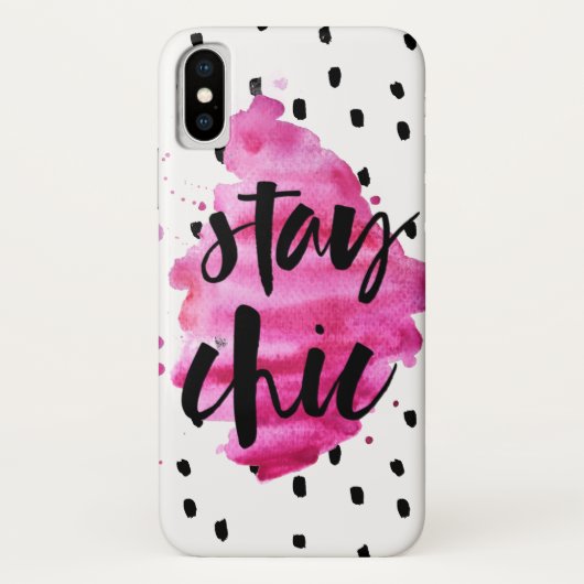 Bleibe Chic Hot Pink | iPhone Case-Mate iPhone Hülle (Rückseite)