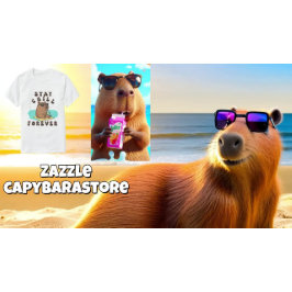 Bleibe Chill Forever Capybara T - Shirt | Funny