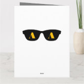 Bleibe Chill Hip Hop Penguin Cooles Kind Karte (Rückseite)