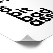 Bleibe Classy Sassy und ein bisschen Assy | Inspir Poster (Ecke)