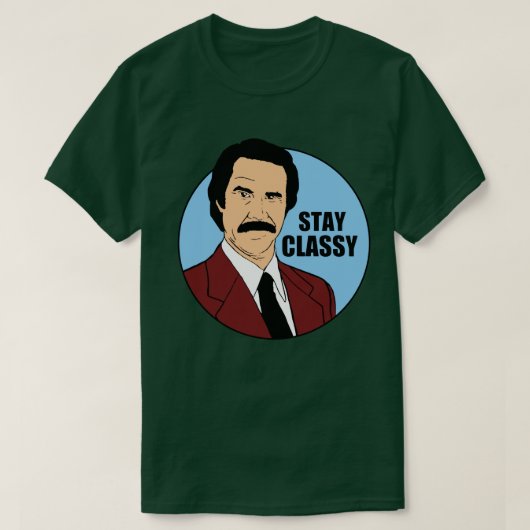 Bleibe Classy T-Shirt (Design vorne)