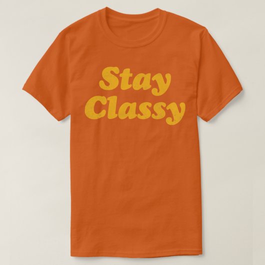 Bleibe Classy Vintag T-Shirt (Design vorne)