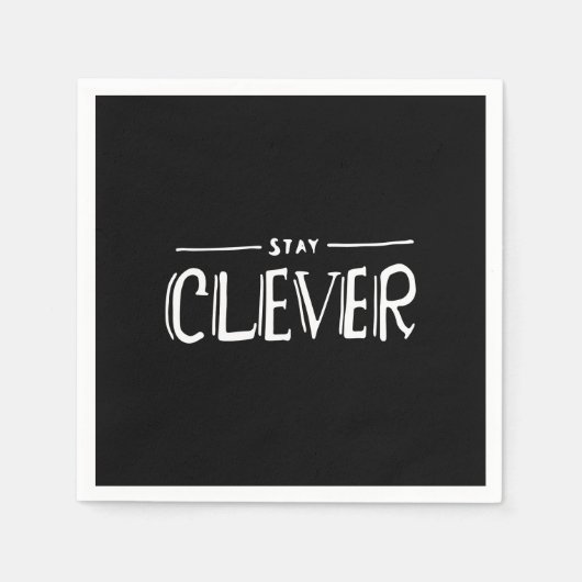 bleibe clever serviette (Vorderseite)