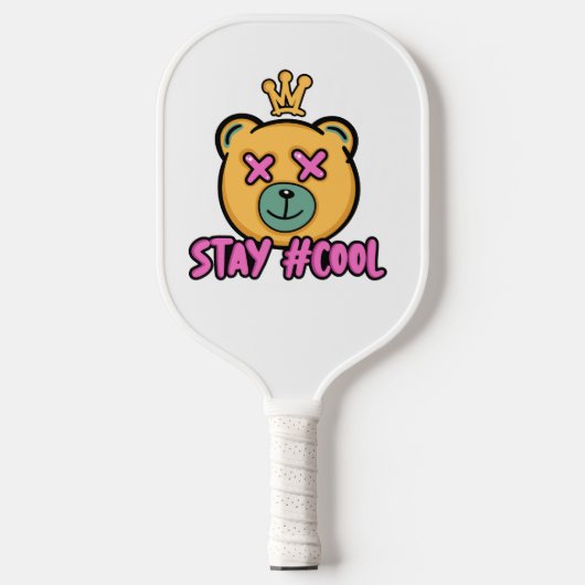 Bleibe Cool - Chill Out in Style! Pickleball Schläger (Vorderseite)