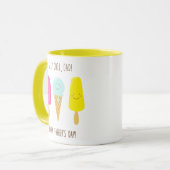 Bleibe Cool, Vater!Herzlichen Glückwunsch zum Vate Tasse (Vorderseite Links)