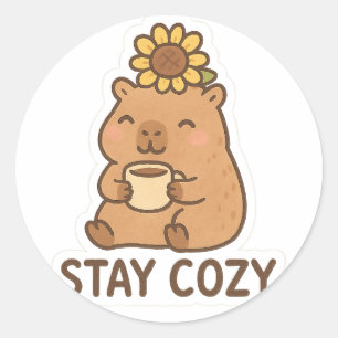 Bleibe Cosy ästhetische Sticker - Warm & Komfort T