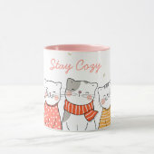 Bleibe Cosy Cat Tasse (Zentrum)