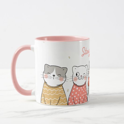 Bleibe Cosy Cat Tasse (Links)