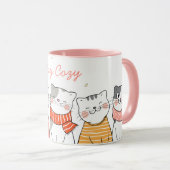 Bleibe Cosy Cat Tasse (VorderseiteRechts)