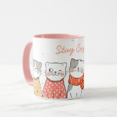 Bleibe Cosy Cat Tasse (Vorderseite Links)