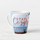 Bleibe Cosy Hygge Herbst Herbst FolkArt Deco ADD N Milchtasse (Linke Ecke)