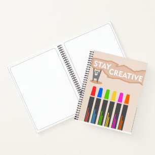 Bleibe Creative Notizblock