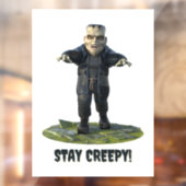 Bleibe Creepy! Frankensteins Monster Fensteraufkleber (Blatt 2)