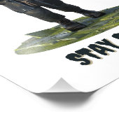 Bleibe Creepy! Frankensteins Monster Fotodruck (Ecke)