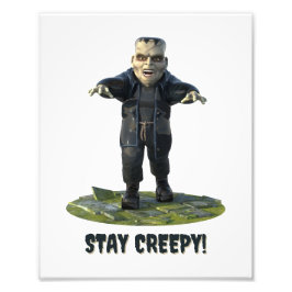 Bleibe Creepy! Frankensteins Monster Fotodruck