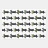 Bleibe Creepy! Frankensteins Monster Geschenkpapier Set (Vorderseite)