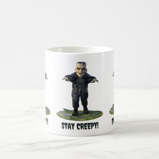 Bleibe Creepy! Frankensteins Monster Kaffeetasse (Mittel)