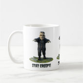 Bleibe Creepy! Frankensteins Monster Kaffeetasse (Links)