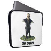 Bleibe Creepy! Frankensteins Monster Laptopschutzhülle (Vorne Rechts)