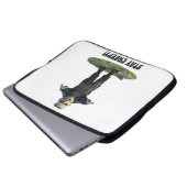 Bleibe Creepy! Frankensteins Monster Laptopschutzhülle (Vorne Knopf)