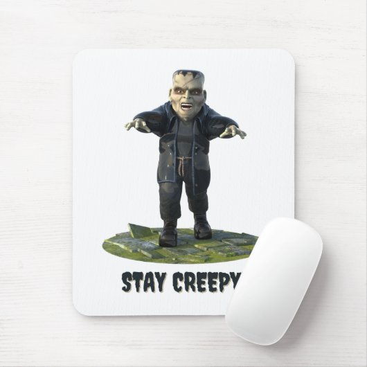 Bleibe Creepy! Frankensteins Monster Mousepad (Mit Mouse)