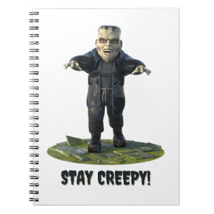 Bleibe Creepy! Frankensteins Monster Notizblock