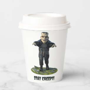 Bleibe Creepy! Frankensteins Monster Pappbecher