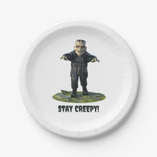 Bleibe Creepy! Frankensteins Monster Pappteller