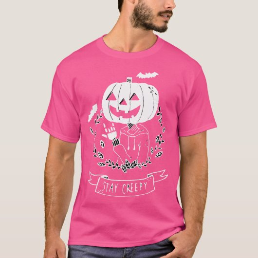 Bleibe Creepy T-Shirt (Vorderseite)
