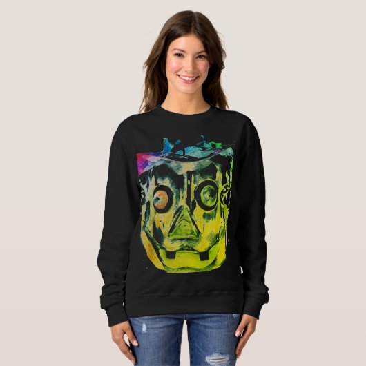 BLEIBE CREEPY T - Shirt Sweatshirt (Vorne ganz)