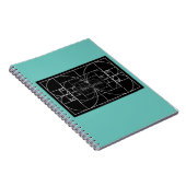 "Bleibe Curious" Notizblock (Rechte Seite)