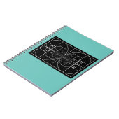 "Bleibe Curious" Notizblock (Linke Seite)